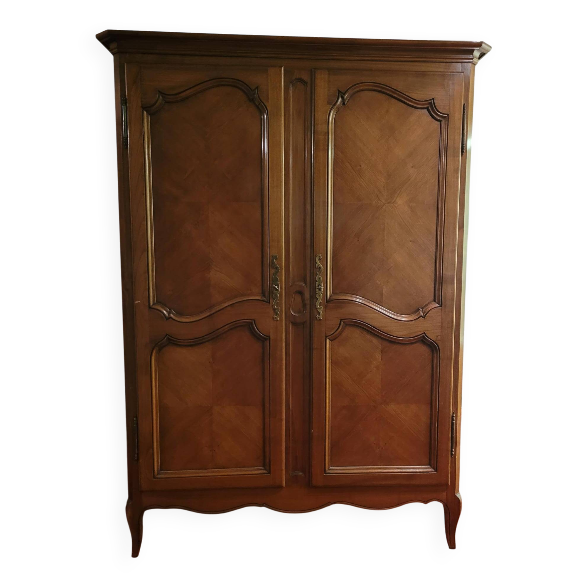 Cherry veneered wardrobe