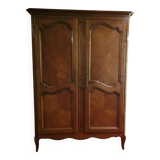 Cherry veneered wardrobe