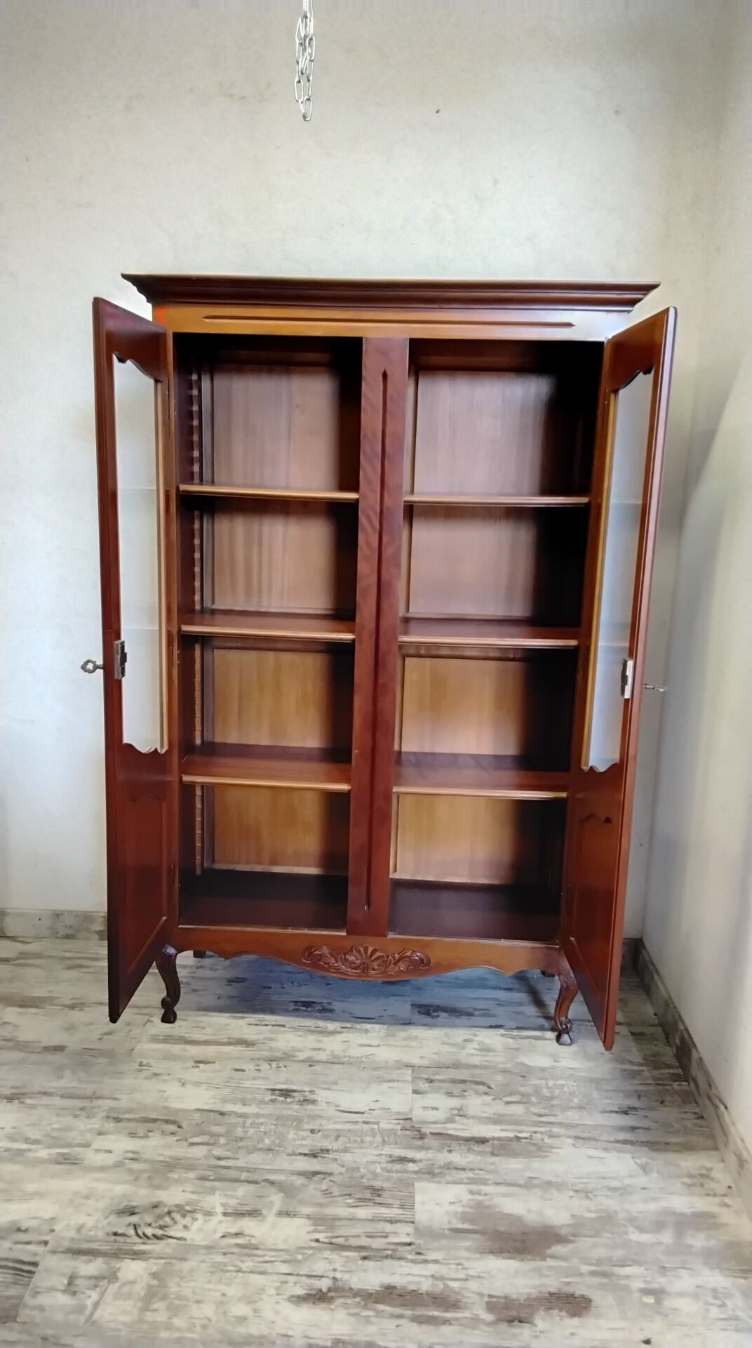 Bibliothèque/ vitrine style classique
