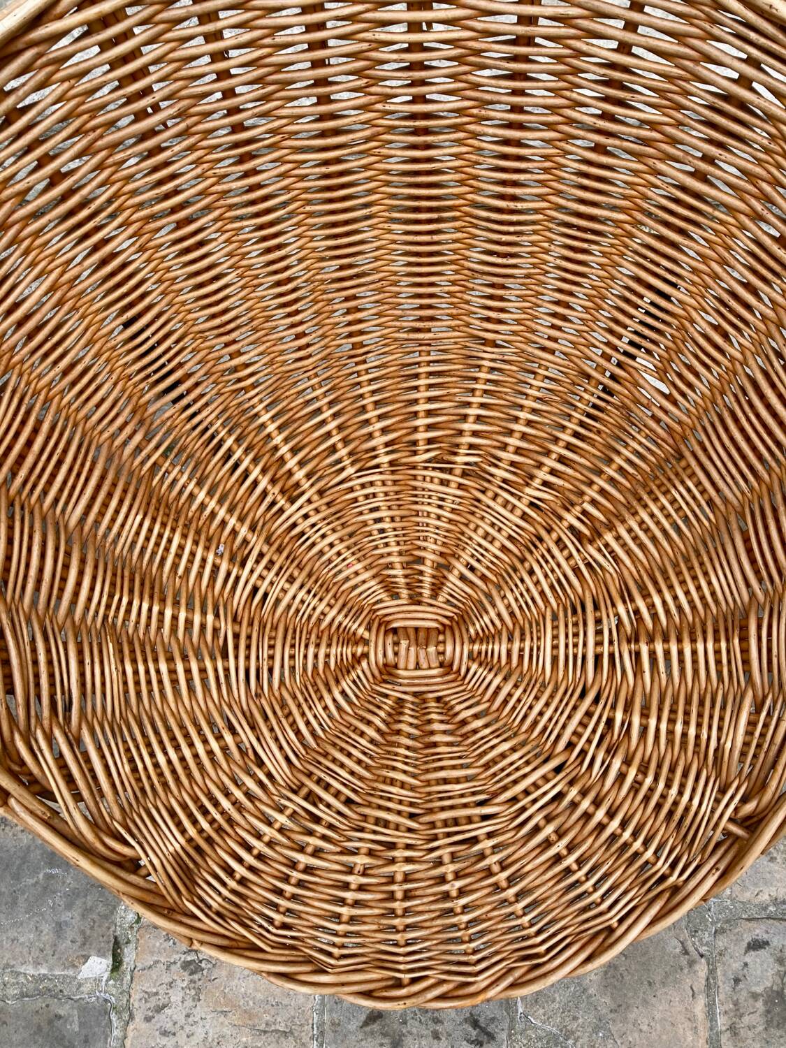 4 rattan chairs from 1950