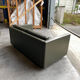 2-seater sofa and 2 armchairs set Pfister for Knoll khaki leather