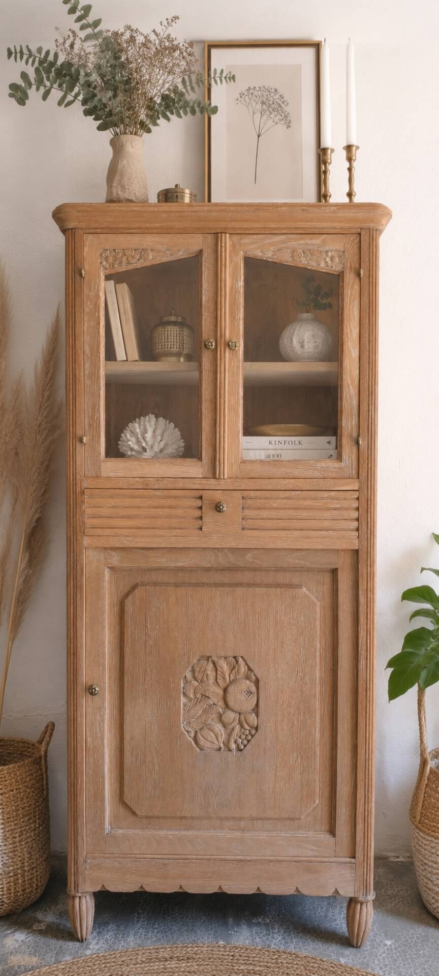 Art Deco glass cabinet