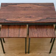Rosewood nesting tables by Cees Braakman for Pastoe, 1960