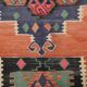 6x9 Red & Green Vintage Kilim Rug, 174x279Cm