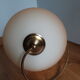 Ceiling lamp of brand c.v.l. model cogolin glass and brass