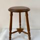 Vintage wooden tripod stool