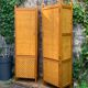 Bamboo cabinet woven and modular pine vintage 1960