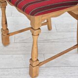 1970s, set 6 pcs of Danish dinning chairs, original good condition, furniture wool.