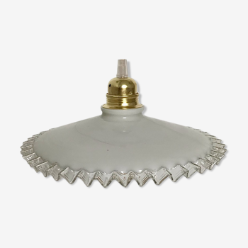 Vintage opaline pendant lamp