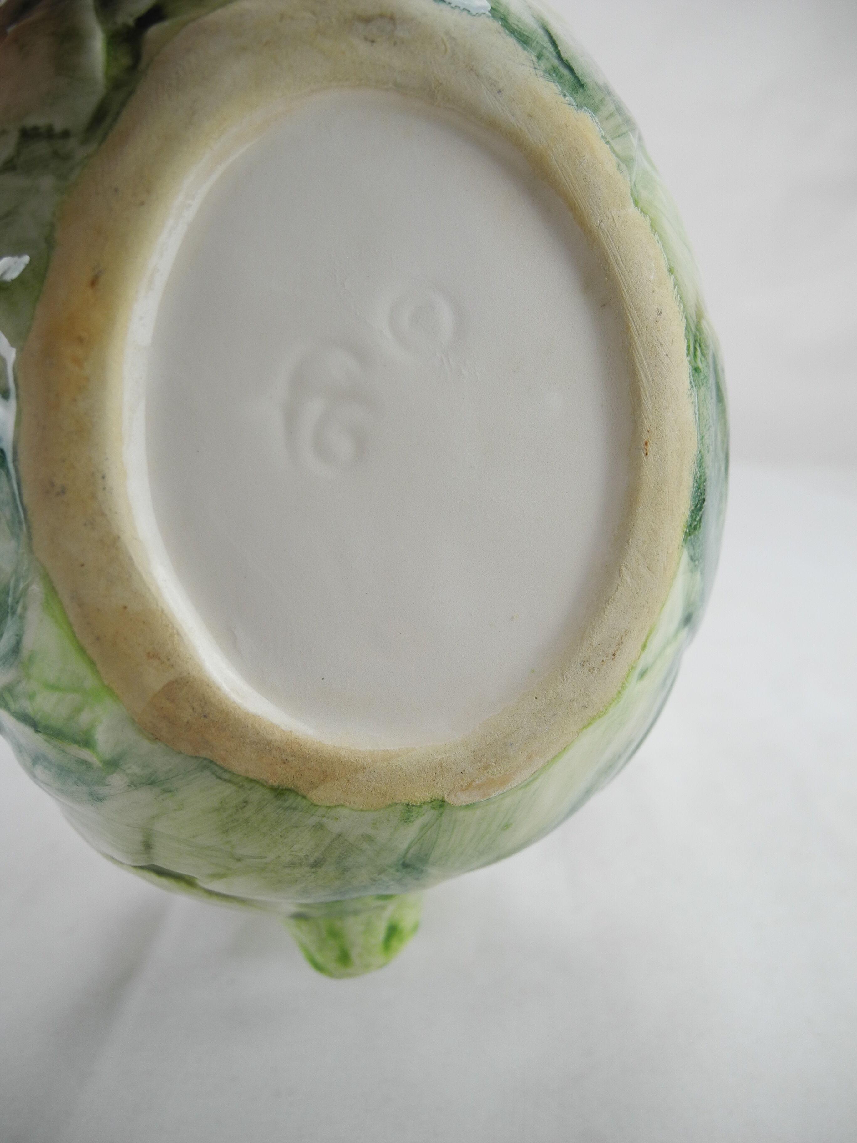 Vintage Gravy Boat Italy Barbotine Sauce Boat