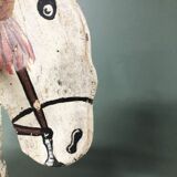 Antique wooden horse