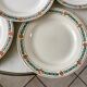 lot of 6 hollow plates Terre de Fer St Amand model "Molière" XXth