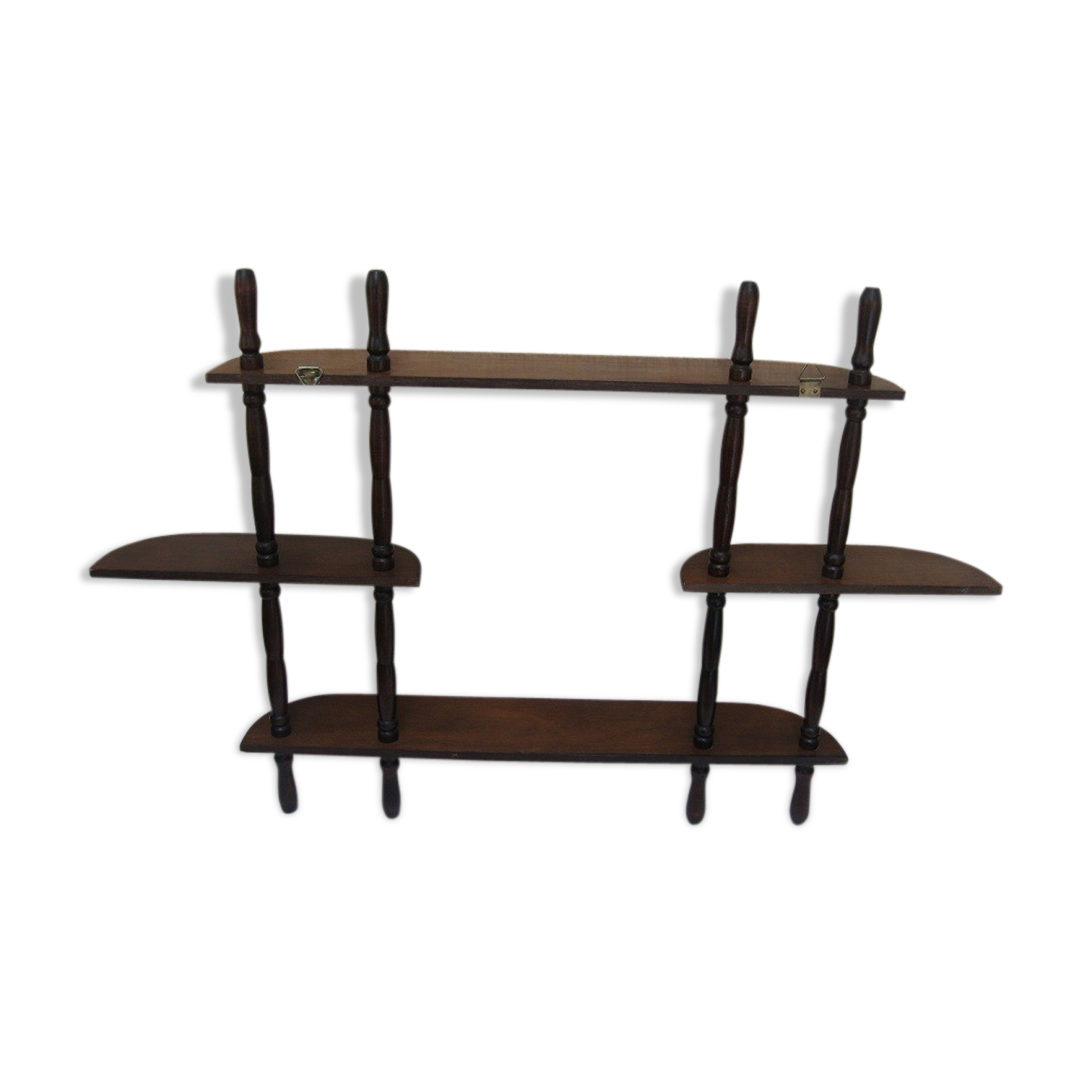 Wooden wall shelf