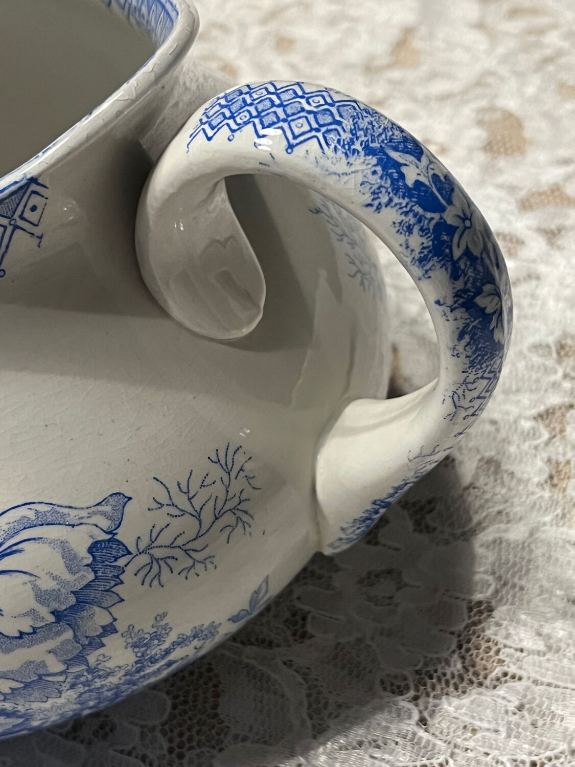 Toilet set iron earth Hamage-Nord model Jardinière