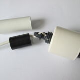 Danish Mid-century vintage pendant light, off-white, classic lines, glare free, PH-style