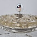 Applique murale en verre par Peil et Putzler, années 1970