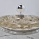 Glass wall light by Peil and Putzler, 1970s