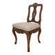 18th-Century German Baroque Chair in Carved Walnut, 1740s