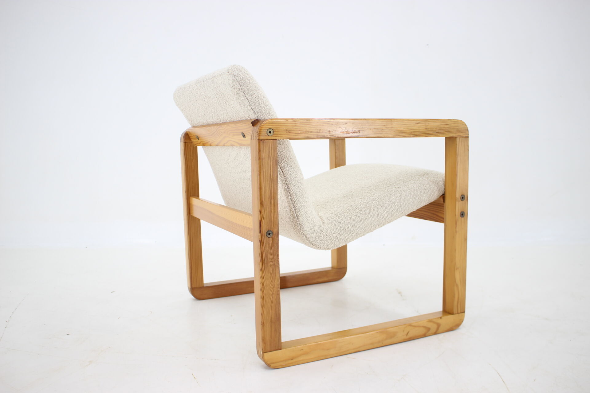 1970s Armchair in Boucle