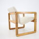 1970s Armchair in Boucle