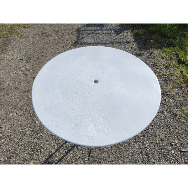 Table de jardin en fonte plateau fer