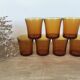 Verres à eau ambrés Duralex