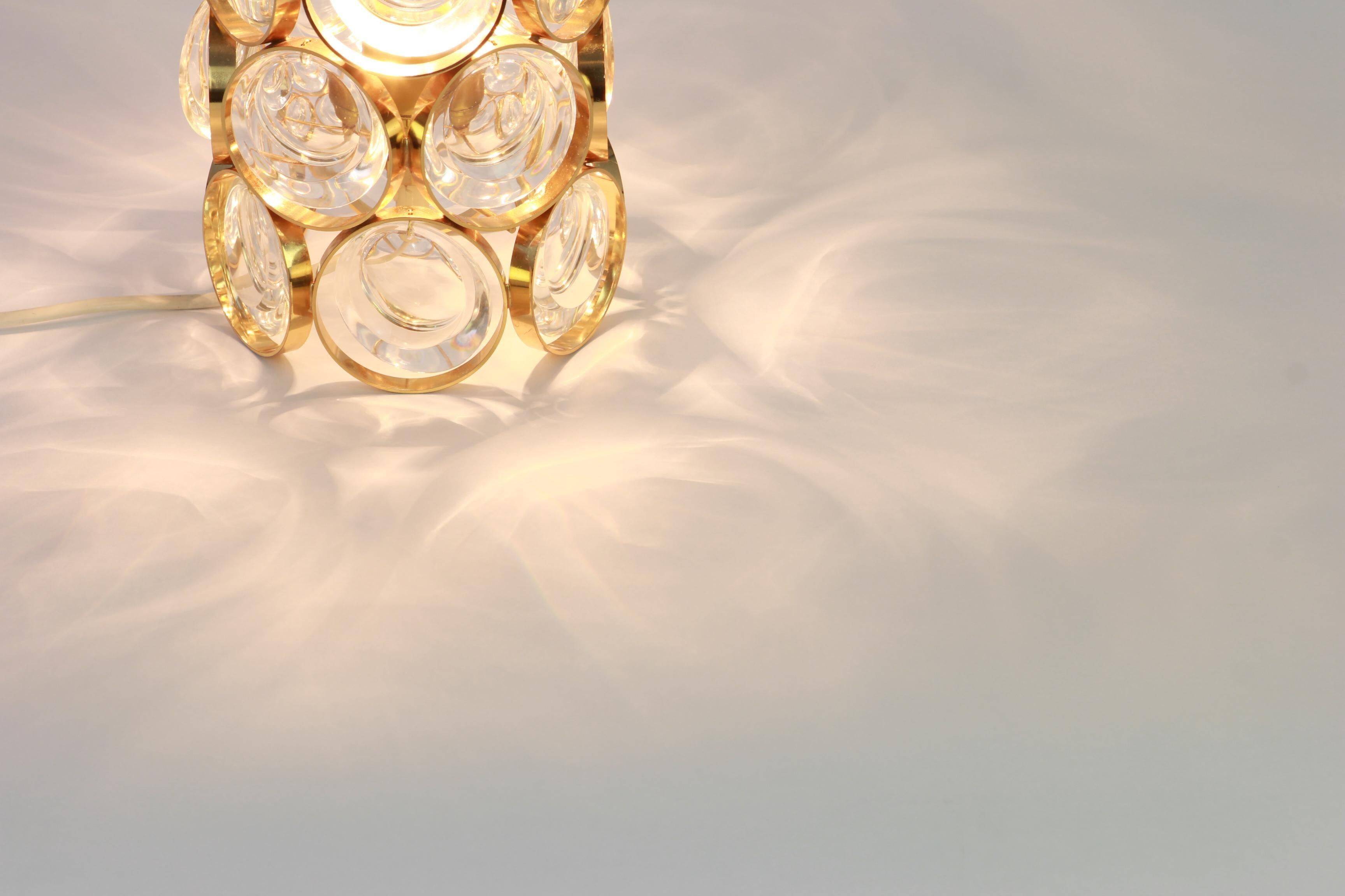 Table lamp designed by Palwa, in the style of Sciolari, Germany, 1960s.