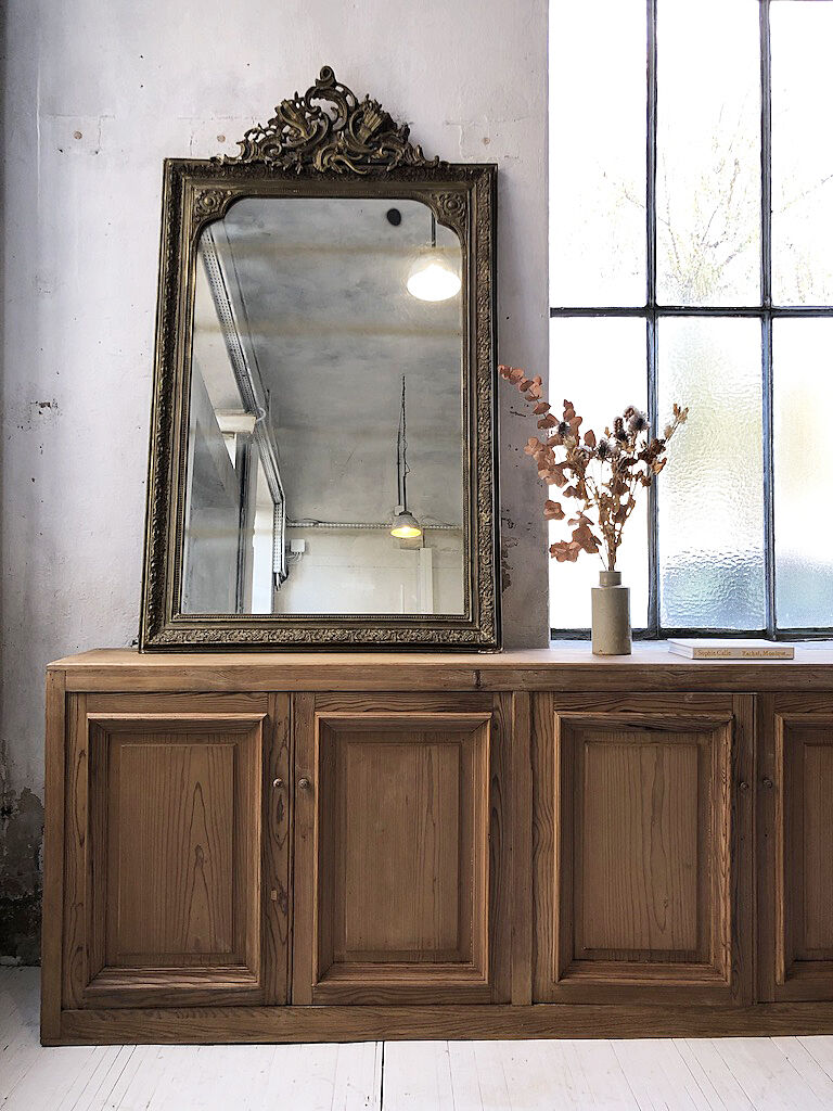 Mirror rosette Louis XVI 90x154cm