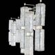 Paolo Venini pair of Murano glass wall lights, Italy 1960s
