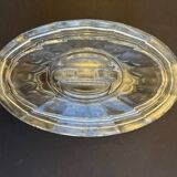 Vintage glass butter dish