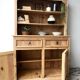 Buffet vaisselier en pin massif style anglais