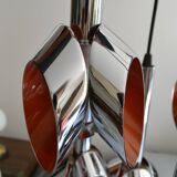 Chandelier Raak waterfall 60s/70s 6 fires