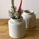 Enamelled stoneware pot
