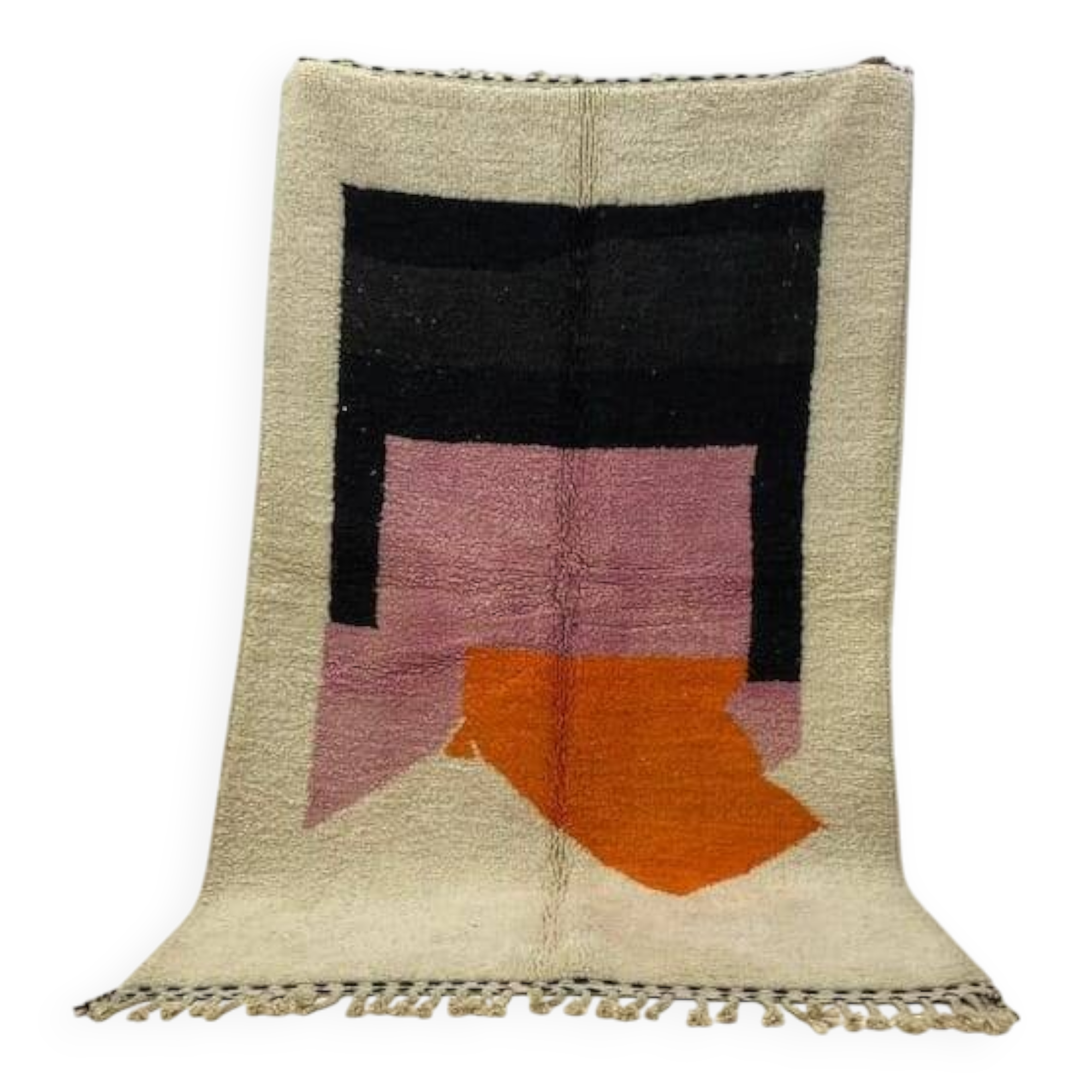 Colorful handmade Berber rug size 150 x 250 cm