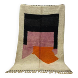 Colorful handmade Berber rug size 150 x 250 cm