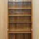 Pair of Robert Mouseman Thompson oak carved bookshelves.