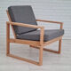 1970s, danish armchair, reupholstered, furniture wool, beech wood