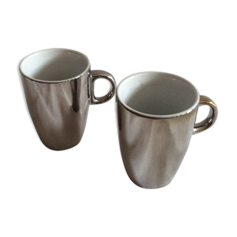 Duo of ceramic cups