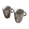 Duo of ceramic cups