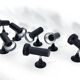 Mid-Century Set of Seven Italian spotlights from 60s