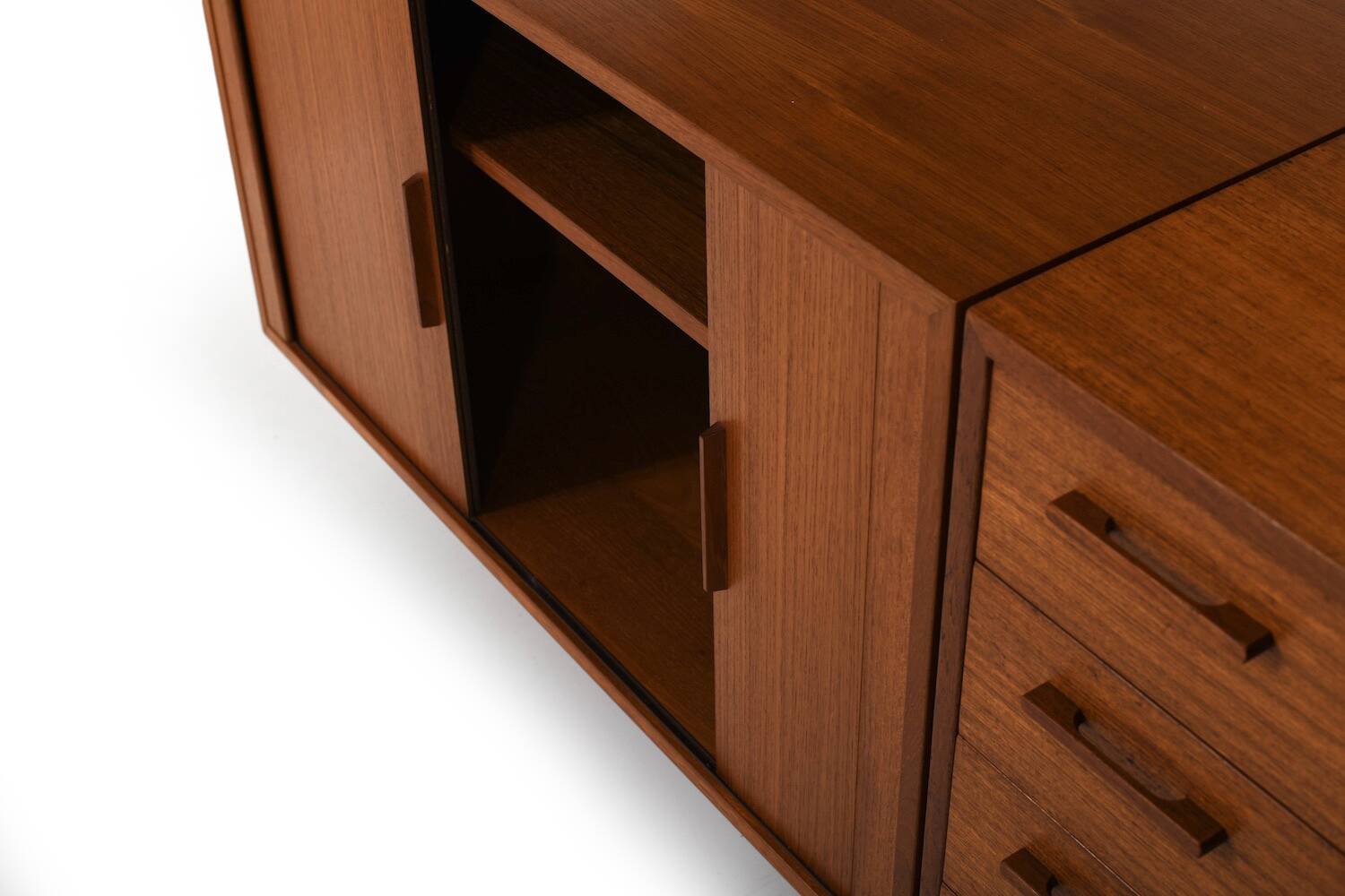 Teak Wall System by Kai Kristiansen for FM Denmark 1960s