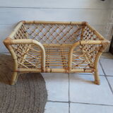 Panier à chien en rotin