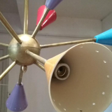 Chandelier in the style of the Italian creations of the 50's