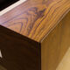 70s Desk in rosewood and chrome