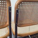 Pair of Marcel Breuer Cesca B32 chairs