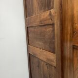 Napoleon III style wardrobe in solid walnut, 19th century