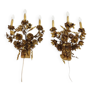 Paire d'appliques en