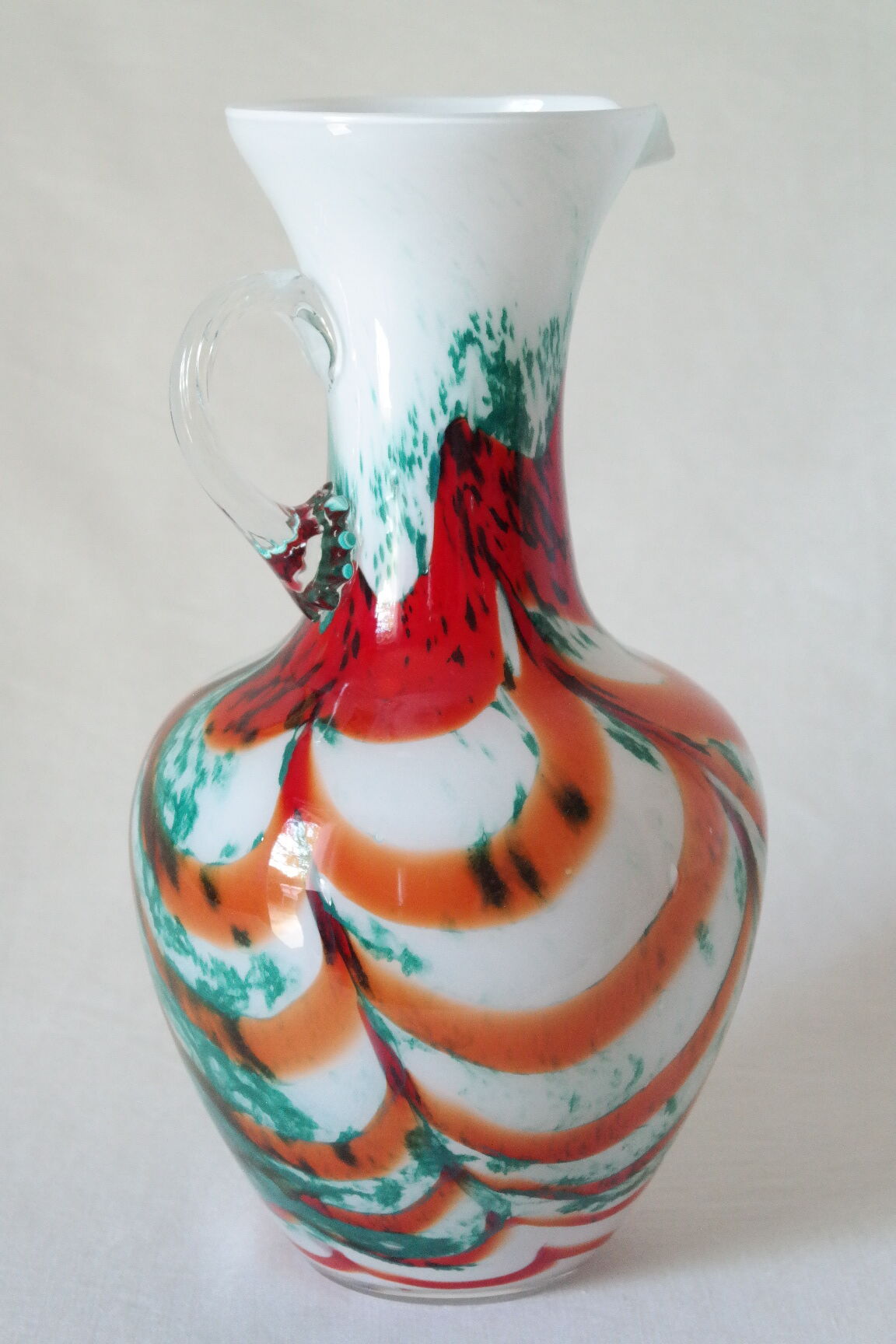 Vase vintage opaline Carlo Moretti