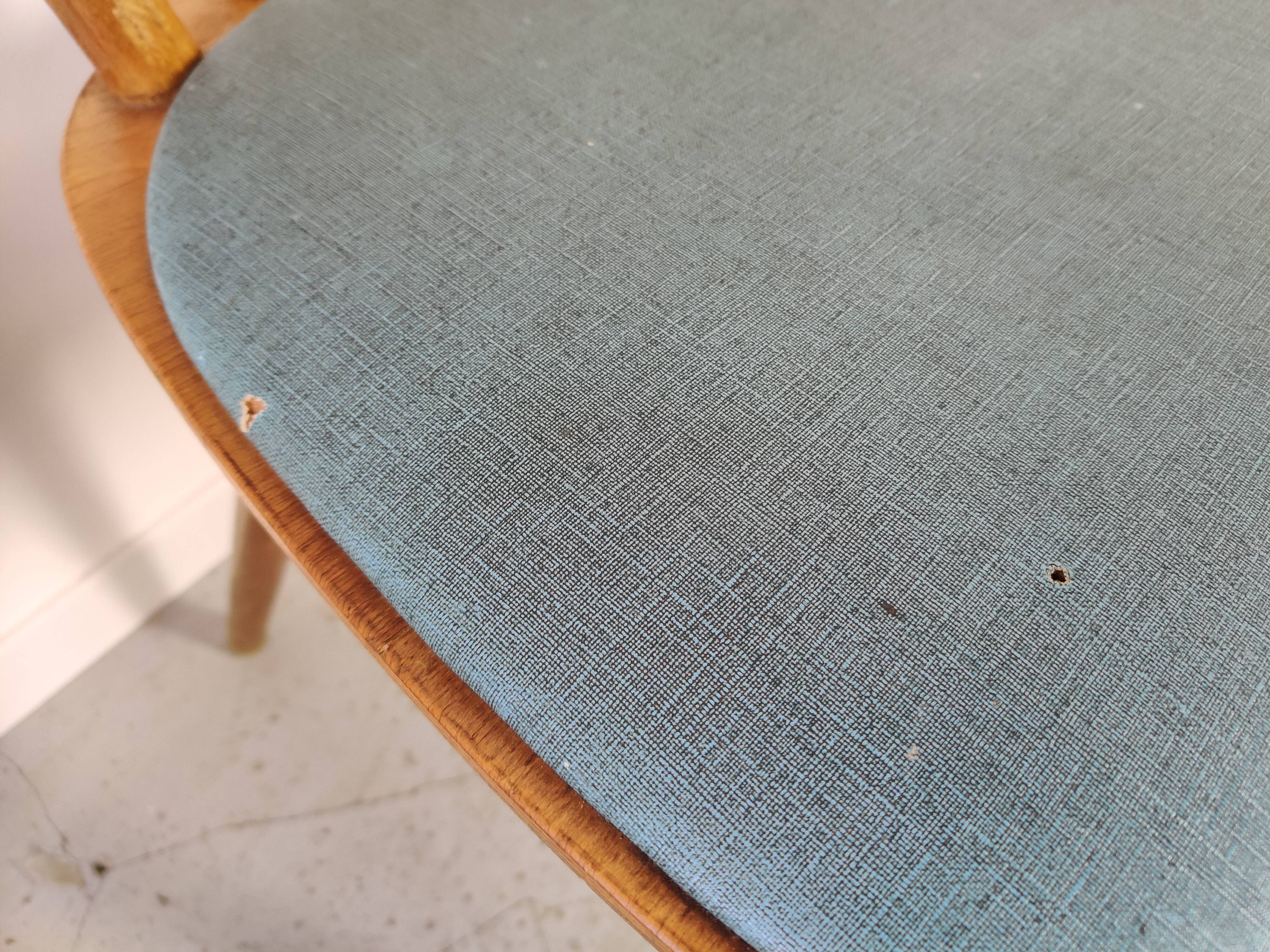 6 vintage bar bistro chairs, 50s/60s