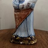 Vierge à l'Enfant en faïence de Nevers XVIIIe